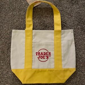 Trader Joe’s mini yellow tote